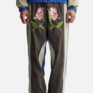 KIDSUPER BROOKLYN BOTANICS NYLON TRACKSUIT BOTTOMS
